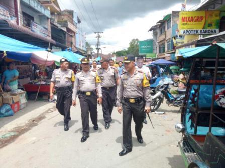 Jelang Ramadhan, Kapolres Dairi Monitoring Pusat Pasar